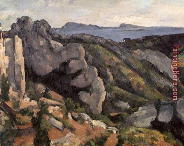Paul Cezanne Rochers Estaque Rocks at L Estaque France 1879 82
